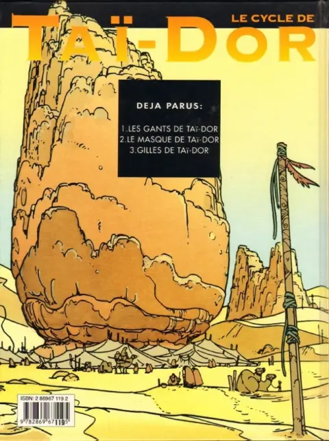 Verso de l'album Taï-Dor Tome 4 La veuve noire - 1