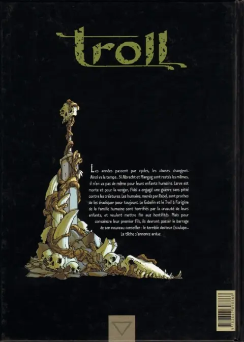 Verso de l'album Troll Tome 6 La victoire en pleurant