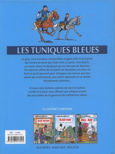 Verso de l'album Les Tuniques Bleues Tomes 18 - 20 - 27