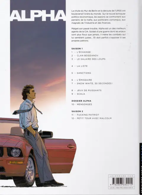 Verso de l'album Alpha Tome 1 L'Échange