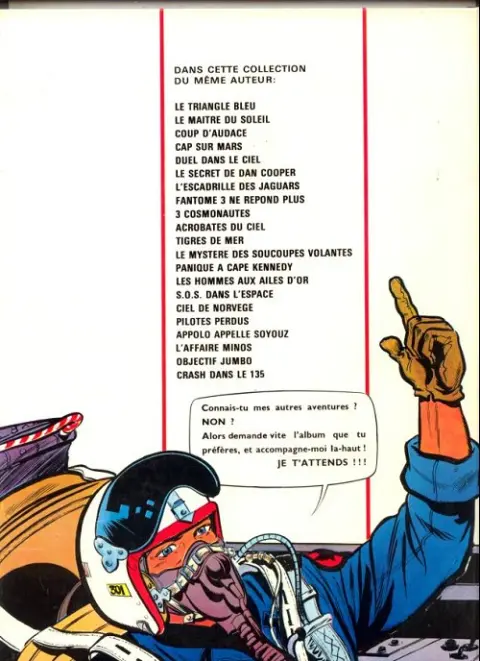 Verso de l'album Les aventures de Dan Cooper Tome 4 Cap sur Mars