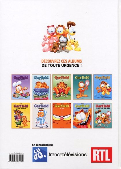 Verso de l'album Garfield Tome 7 La diète, jamais !