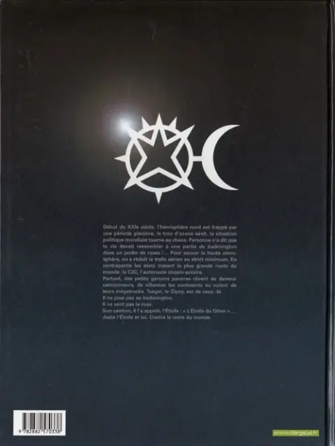 Verso de l'album Gipsy Tome 1 L'étoile du Gitan