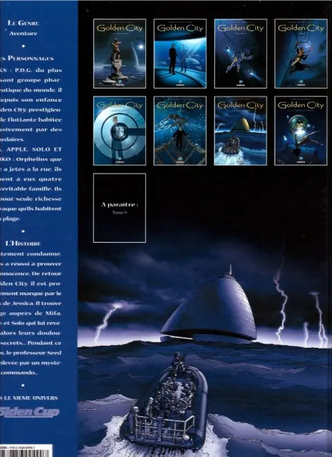 Verso de l'album Golden City Tome 7 Les enfants perdus