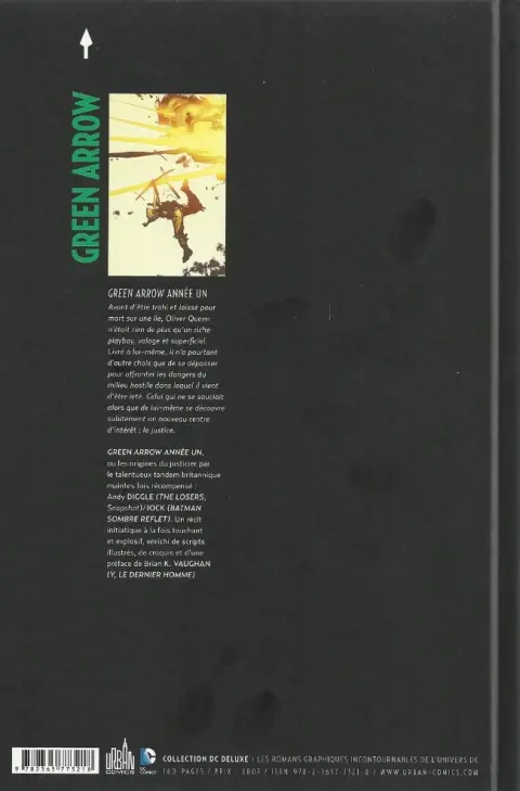 Verso de l'album Green Arrow : Année 1 Année un
