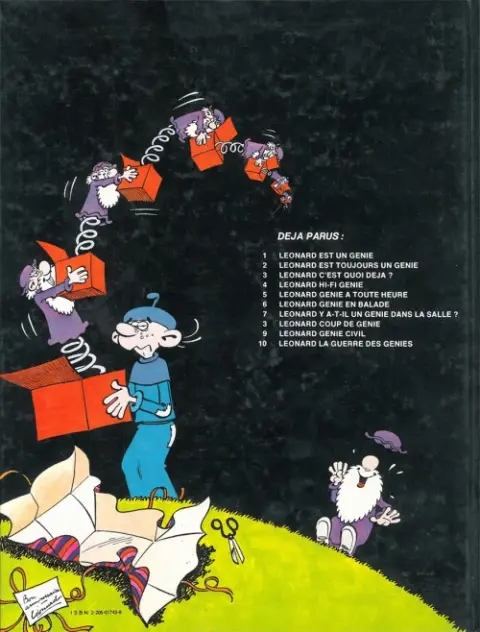 Verso de l'album Léonard Tome 6 Génie en balade