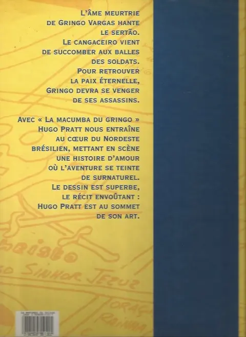 Verso de l'album La Macumba du gringo