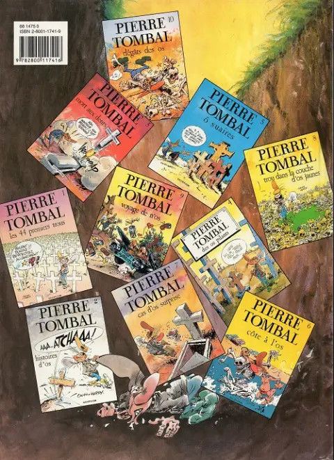 Verso de l'album Pierre Tombal Tome 7 Cas d'os surprise