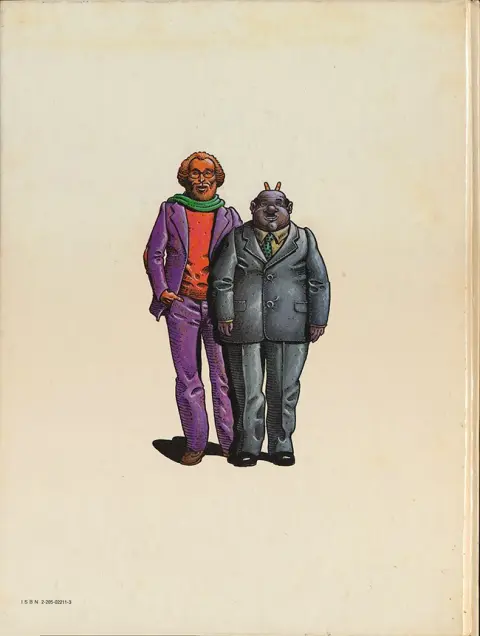 Verso de l'album Scènes de la vie de banlieue Tome 1