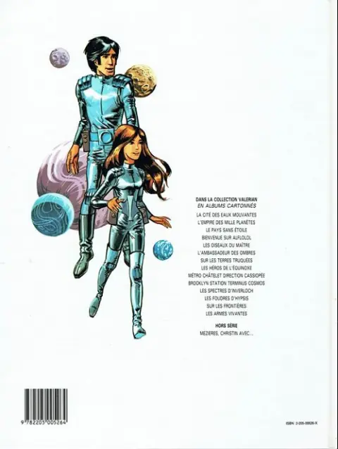 Verso de l'album Valérian Tome 2 L'empire des mille planètes