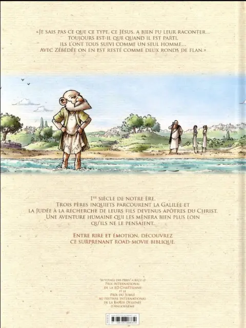 Verso de l'album Le Voyage des pères Premier cycle