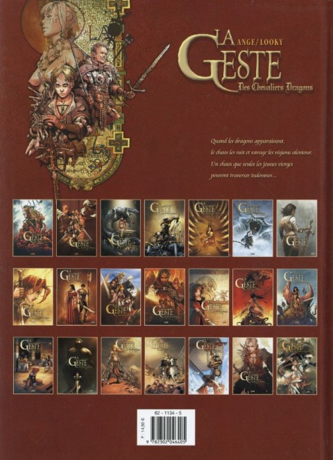 Verso de l'album La Geste des Chevaliers Dragons Tome 20 Naissance d'un empire