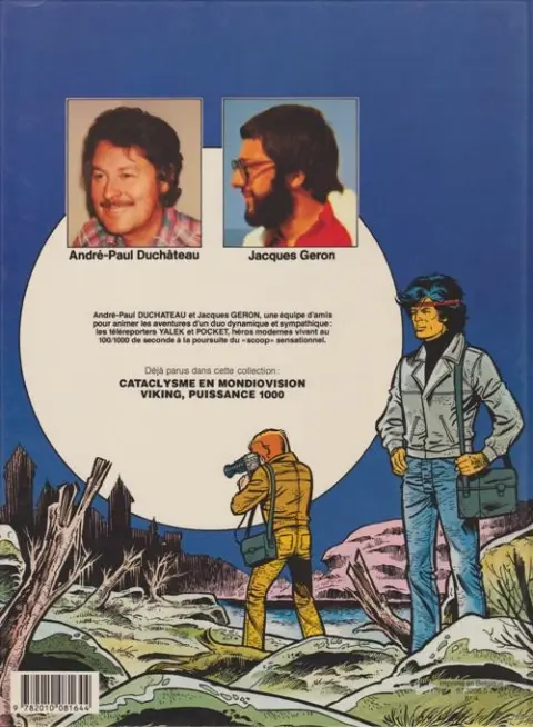 Verso de l'album Yalek Tome 11 Opération Nessy