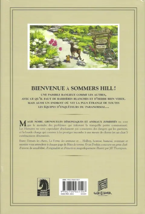 Verso de l'album Bêtes de somme Tome 1 Mal de chiens
