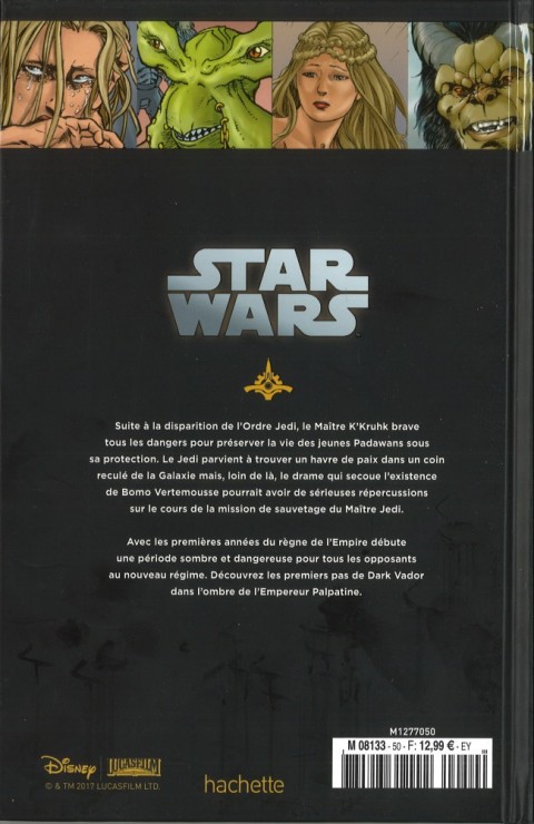 Verso de l'album Star Wars - Légendes - La Collection Tome 50 Dark Times - II. Parallèles