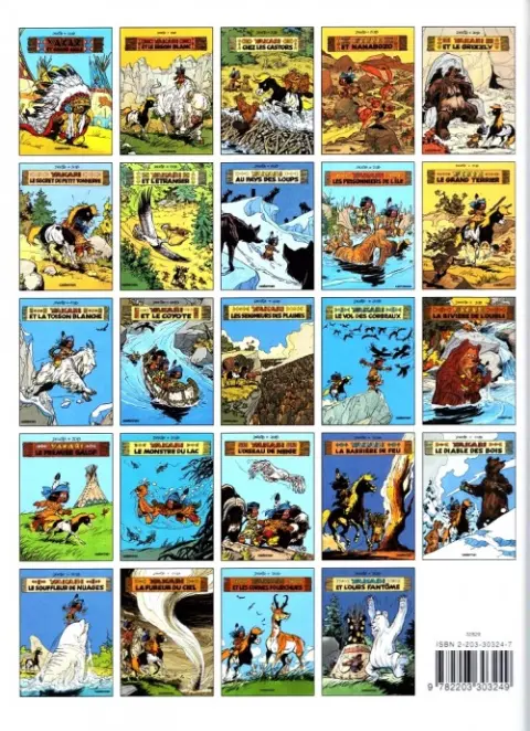 Verso de l'album Yakari Tome 24 Yakari et l'ours fantôme