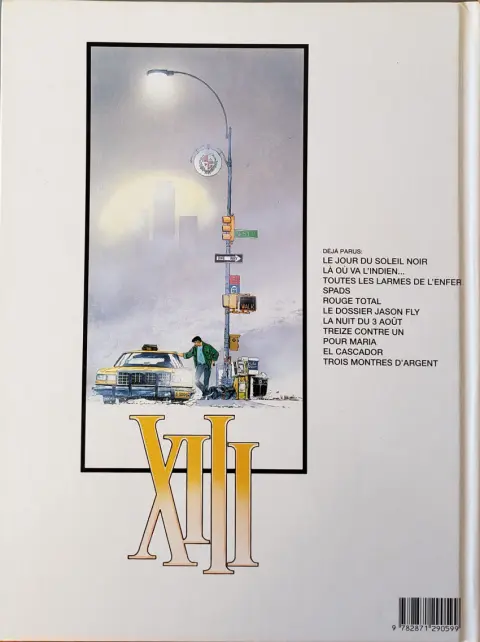 Verso de l'album XIII Tome 6 Le dossier Jason Fly