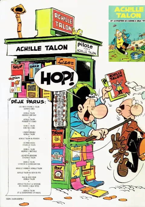 Verso de l'album Achille Talon Tome 13 Pas de pitié pour Achille Talon