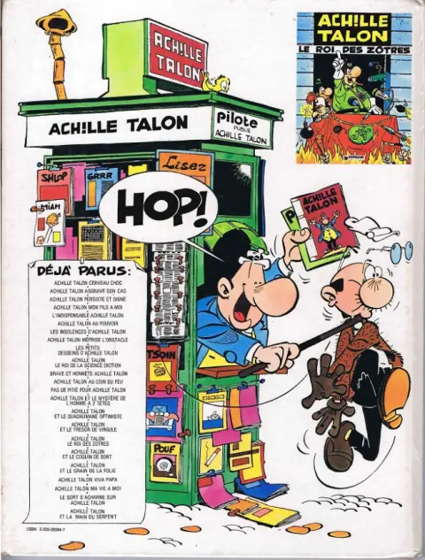 Verso de l'album Achille Talon Tome 5 L'indispensable Achille Talon