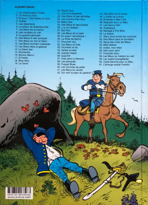 Verso de l'album Les Tuniques Bleues Tome 46 Requiem pour un Bleu