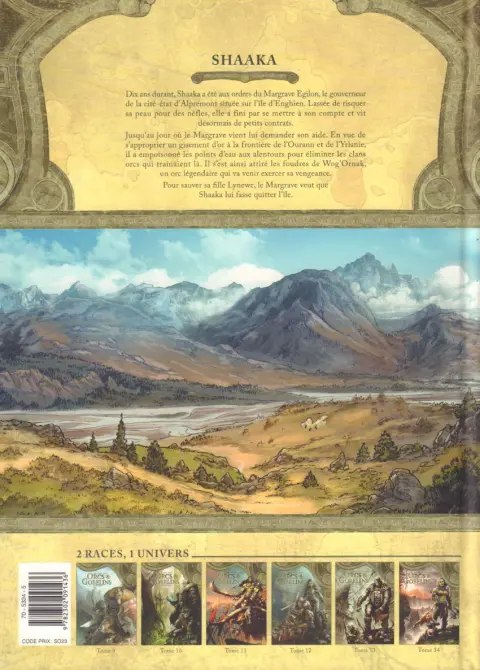 Verso de l'album Orcs & Gobelins Tome 14 Shaaka