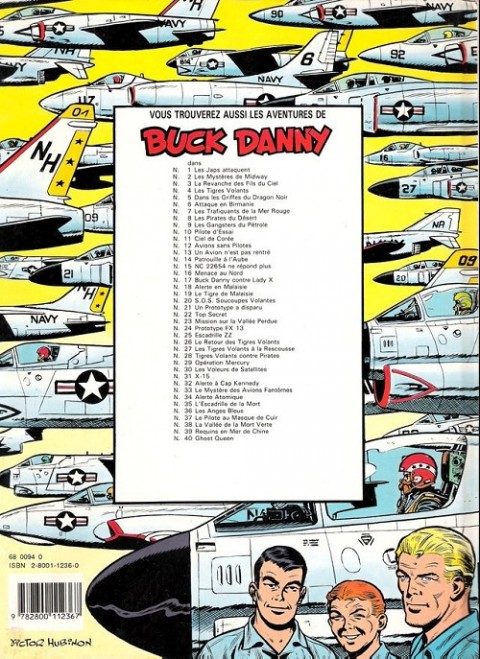 Verso de l'album Buck Danny Tome 40 La Reine fantôme - Ghost Queen