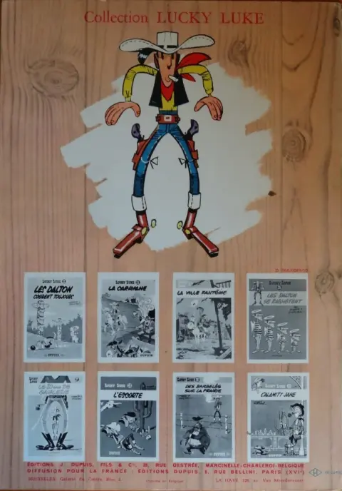 Verso de l'album Lucky Luke Tome 28 L'escorte
