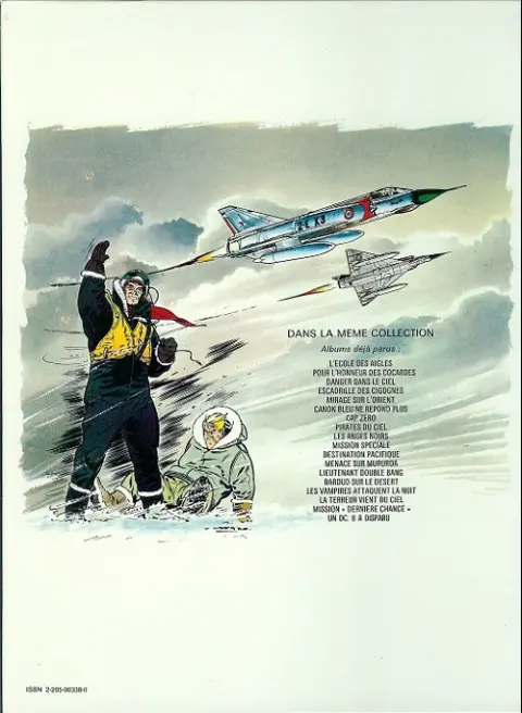 Verso de l'album Tanguy et Laverdure Tome 11 Destination Pacifique
