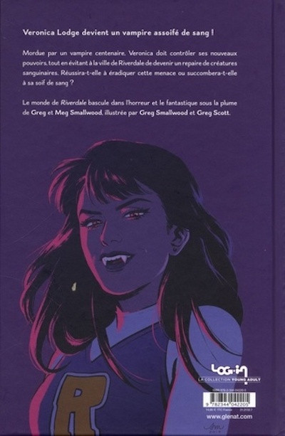 Verso de l'album Riverdale présente Vampironica