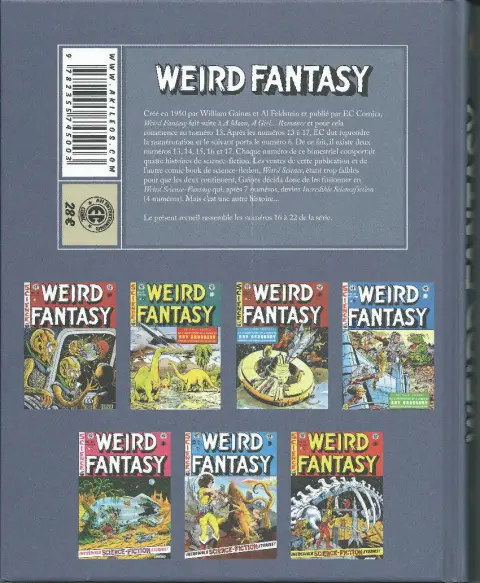 Verso de l'album Weird fantasy 3