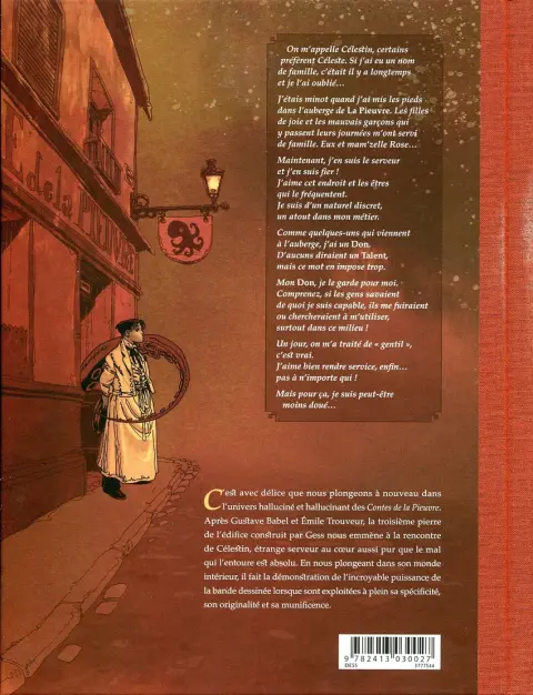 Verso de l'album Les contes de la Pieuvre 3 Célestin et le cœur de Vendrezanne
