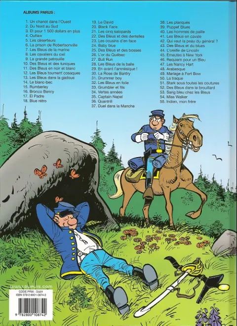 Verso de l'album Les Tuniques Bleues Tome 17 El padre