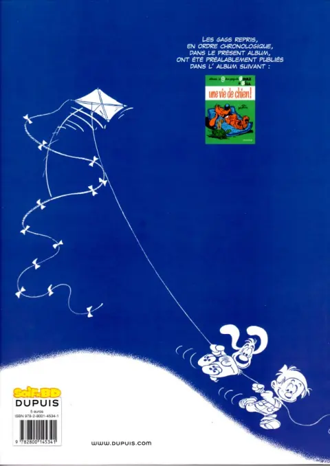 Verso de l'album Boule & Bill Tome 14 Une vie de chien