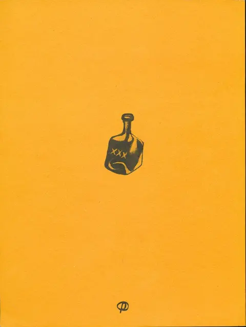 Verso de l'album La Chasse-Galerie
