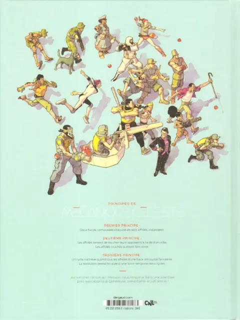 Verso de l'album Mécanique céleste 1