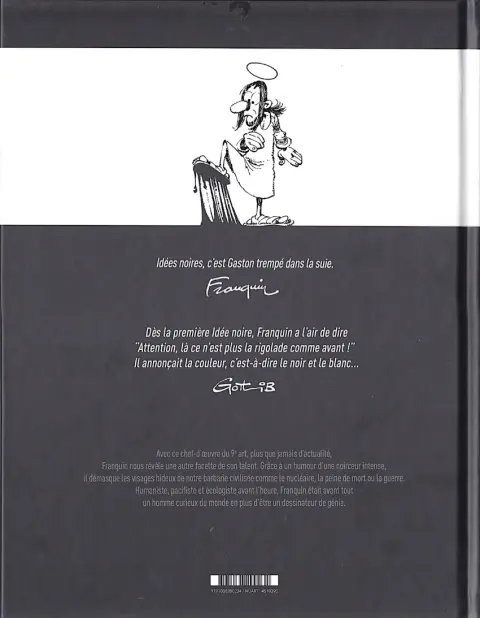 Verso de l'album Idées noires l'intégrale complète