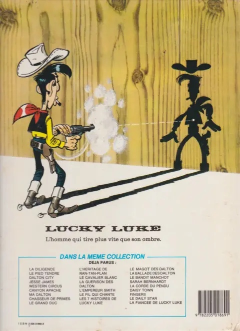 Verso de l'album Lucky Luke Tome 48 Le bandit manchot