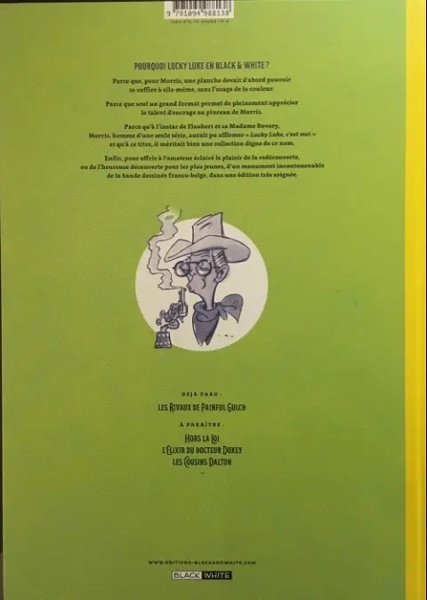 Verso de l'album Lucky Luke Tome 19 Les rivaux de Painful Gulch