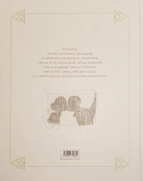 Verso de l'album Amoureux