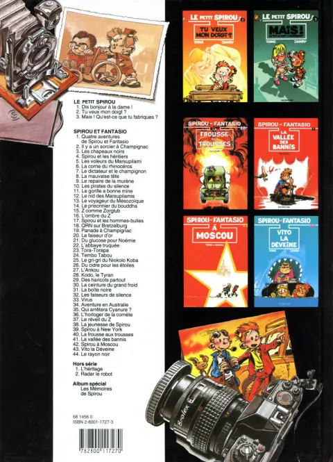 Verso de l'album Le Petit Spirou Tome 1 Dis bonjour à la dame !