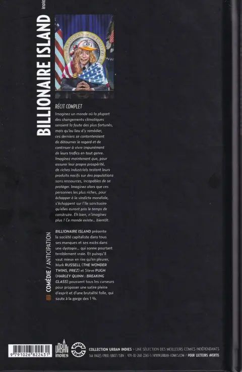 Verso de l'album Billionaire Island
