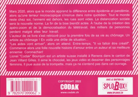 Verso de l'album Coronachan