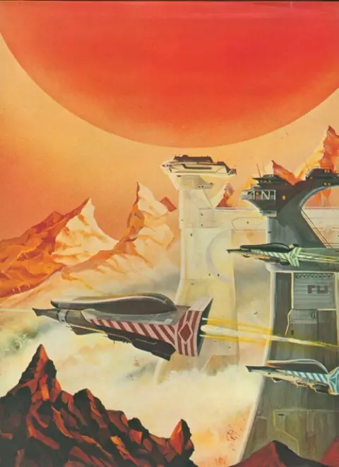 Verso de l'album Stewart Cowley Vaisseaux de l'espace de l'an 2000 à l'an 2100