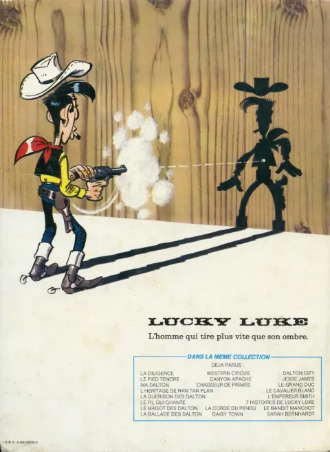 Verso de l'album Lucky Luke Tome 49 La corde du pendu et autres histoires