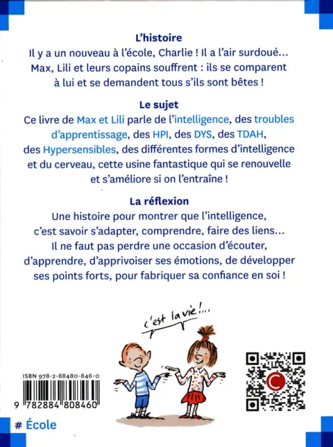 Verso de l'album Ainsi va la vie Tome 133 Max et Lili se semandent s'ils sont intelligents