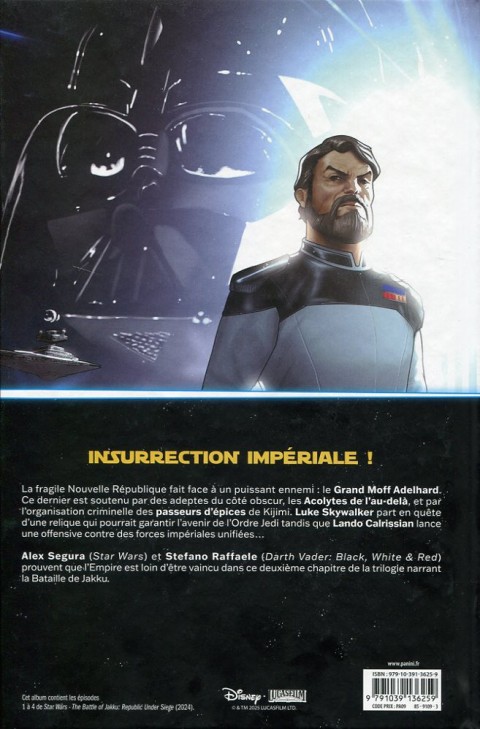 Verso de l'album Star Wars - La bataille de jakku Tome 2