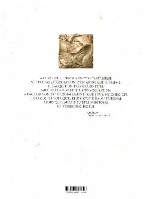Verso de l'album Murena Tome 13 Les Neronia