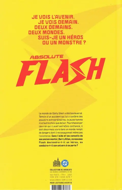 Verso de l'album Absolute Flash Tome 1 Deux Mondes
