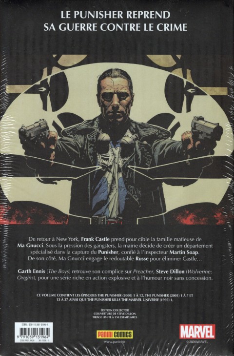 Verso de l'album The Punisher