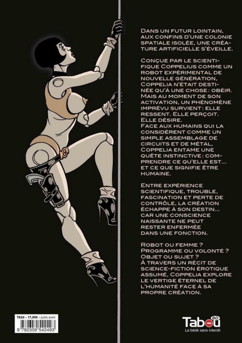 Verso de l'album Coppelia